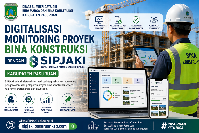 Digitalisasi Monitoring Proyek Bina Konstruksi dengan SIPJAKI Kabupaten ...